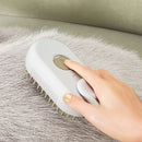 3-in-1 Steam Massaging Brush for Dogs and Cats – Spray, Floating Hair Removal, and Dry Bath