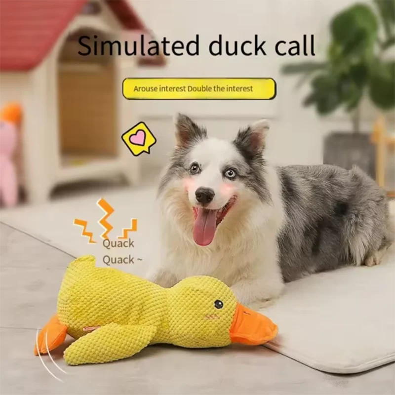 "Mother's Hug" Plush Duck for Dogs – Anti-Anxiety, Companion, and Boredom Relief for Puppies