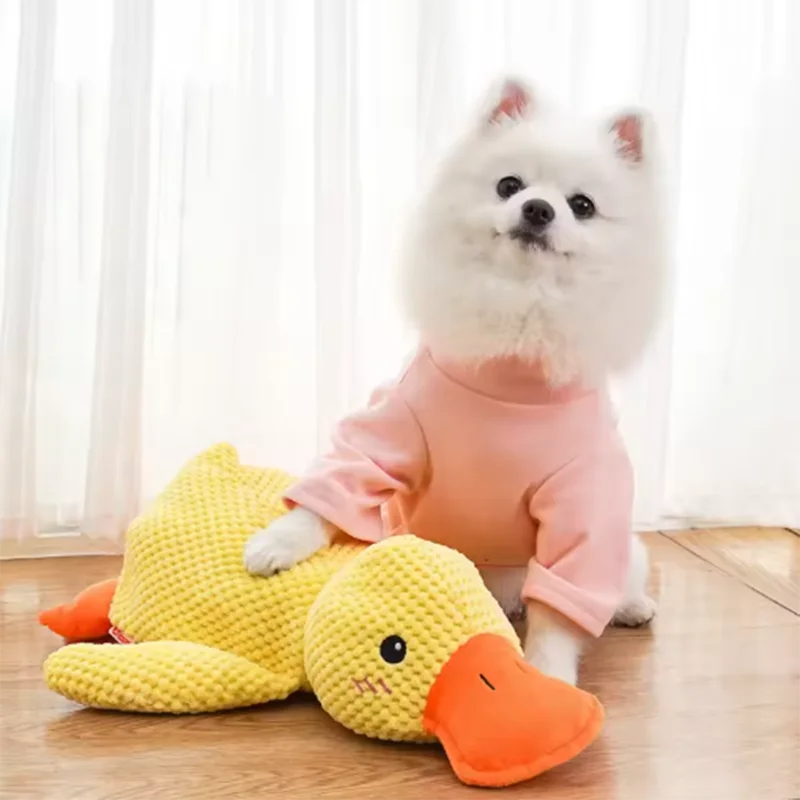 "Mother's Hug" Plush Duck for Dogs – Anti-Anxiety, Companion, and Boredom Relief for Puppies