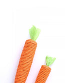 Plush Carrot Toy with Squeaker for Cats – Teething Stick, Anti-Anxiety, and Bite and Scratch Resistant