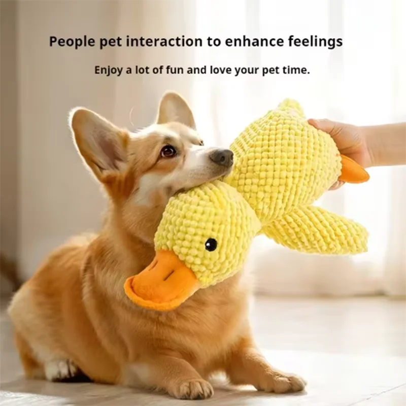 "Mother's Hug" Plush Duck for Dogs – Anti-Anxiety, Companion, and Boredom Relief for Puppies
