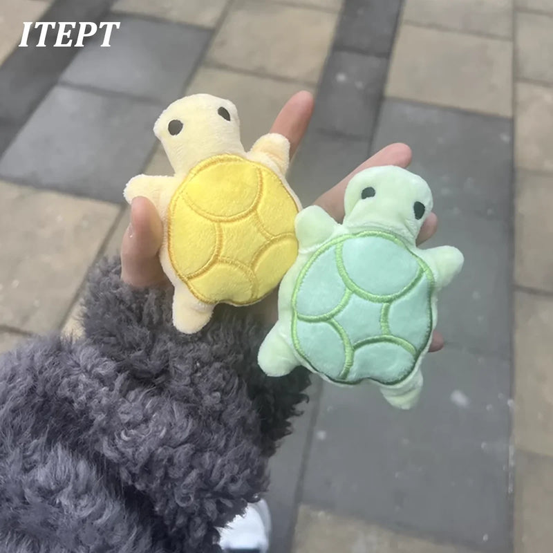 Mini Anti-Boredom Plush Turtle for Puppies – Immediate Teething Relief and Bite Resistant