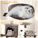 Passerscat Cat Trees Cat Climbing Frame For Indoor Cats Multi-Level With Scratching Posts Cat Tower Padded Top Perches and Condo