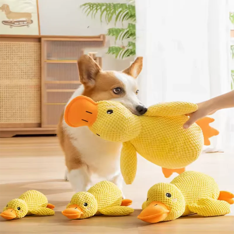 "Mother's Hug" Plush Duck for Dogs – Anti-Anxiety, Companion, and Boredom Relief for Puppies