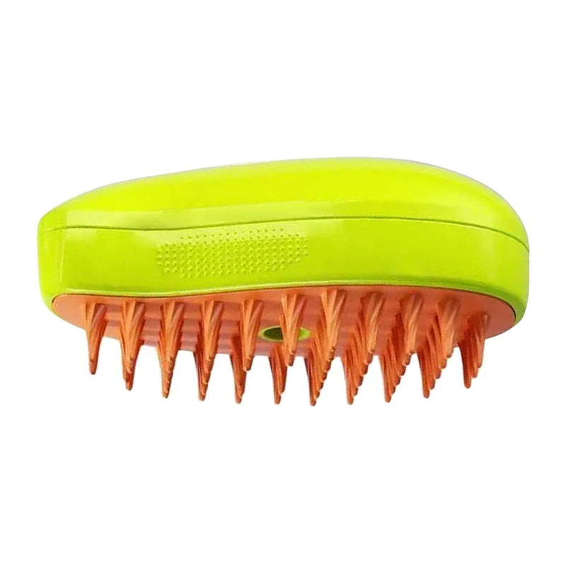 3-in-1 Steam Massaging Brush for Dogs and Cats – Spray, Floating Hair Removal, and Dry Bath