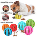 Indestructible Treat Dispensing Ball for Dogs – Natural Rubber, Dental Cleaning, and Anti-Boredom