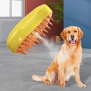 3-in-1 Steam Massaging Brush for Dogs and Cats – Spray, Floating Hair Removal, and Dry Bath