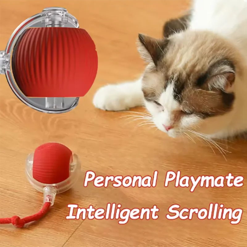 Automatic Toy Ball for Cats – Self-Moving, Anti-Boredom, and Bite and Wear Resistant