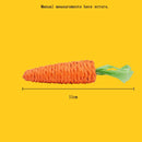 Plush Carrot Toy with Squeaker for Cats – Teething Stick, Anti-Anxiety, and Bite and Scratch Resistant