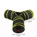 Collapsible (Foldable) Play Tunnel for Cats and Kittens – Stimulation, Exercise, and Anti-Stress Hideaway