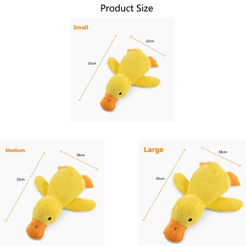 "Mother's Hug" Plush Duck for Dogs – Anti-Anxiety, Companion, and Boredom Relief for Puppies