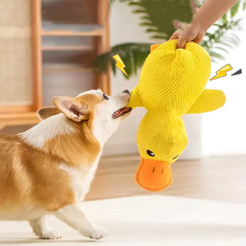 "Mother's Hug" Plush Duck for Dogs – Anti-Anxiety, Companion, and Boredom Relief for Puppies