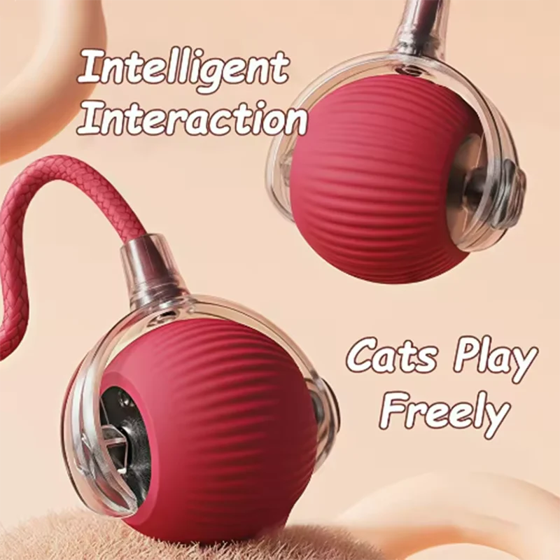 Automatic Toy Ball for Cats – Self-Moving, Anti-Boredom, and Bite and Wear Resistant
