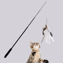 Extra-Long 1.8M Telescopic Wand for Cats – Anti-Boredom Toy, Scratch Resistant, and Maximum Exercise