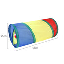 Collapsible (Foldable) Play Tunnel for Cats and Kittens – Stimulation, Exercise, and Anti-Stress Hideaway